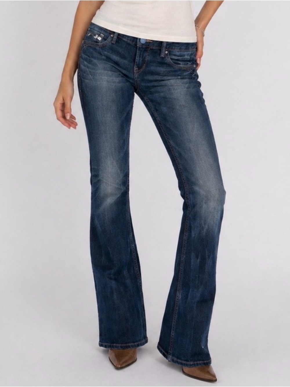 Y2K GUESS Daredevil Low Rise Bootcut Jeans